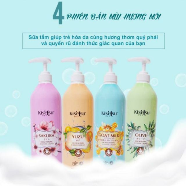 Sữa tắm dưỡng da Kisetsu 950ml