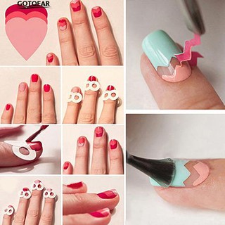 Bộ 15 miếng dán móng tạo đường vẽ nghệ thuật