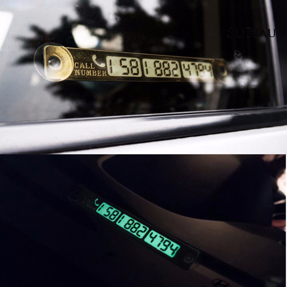 Bảng Hiển Thị Số Điện Thoại Phát Sáng Cho Xe Ô Tô