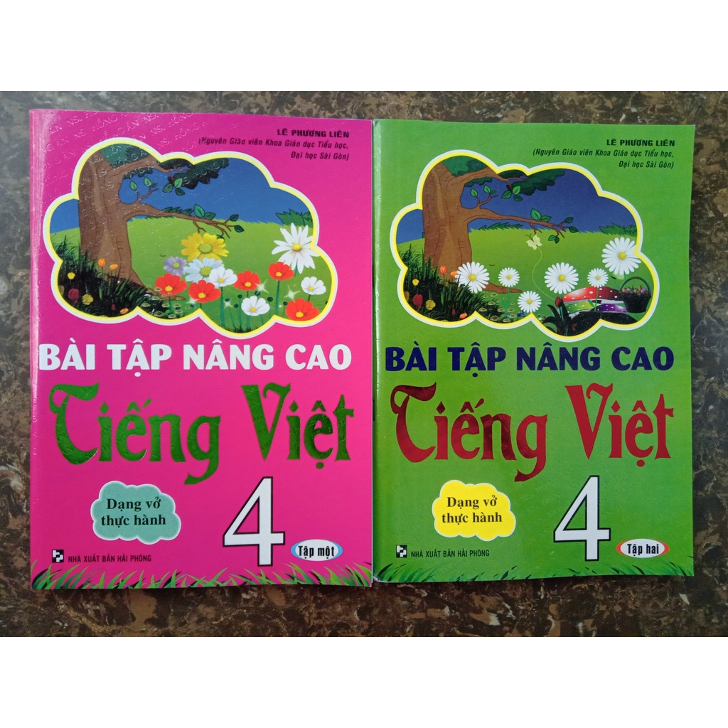 Sách - Combo Bài Tập Nâng Cao Tiếng Việt 4 (Tập 1 + Tập 2)