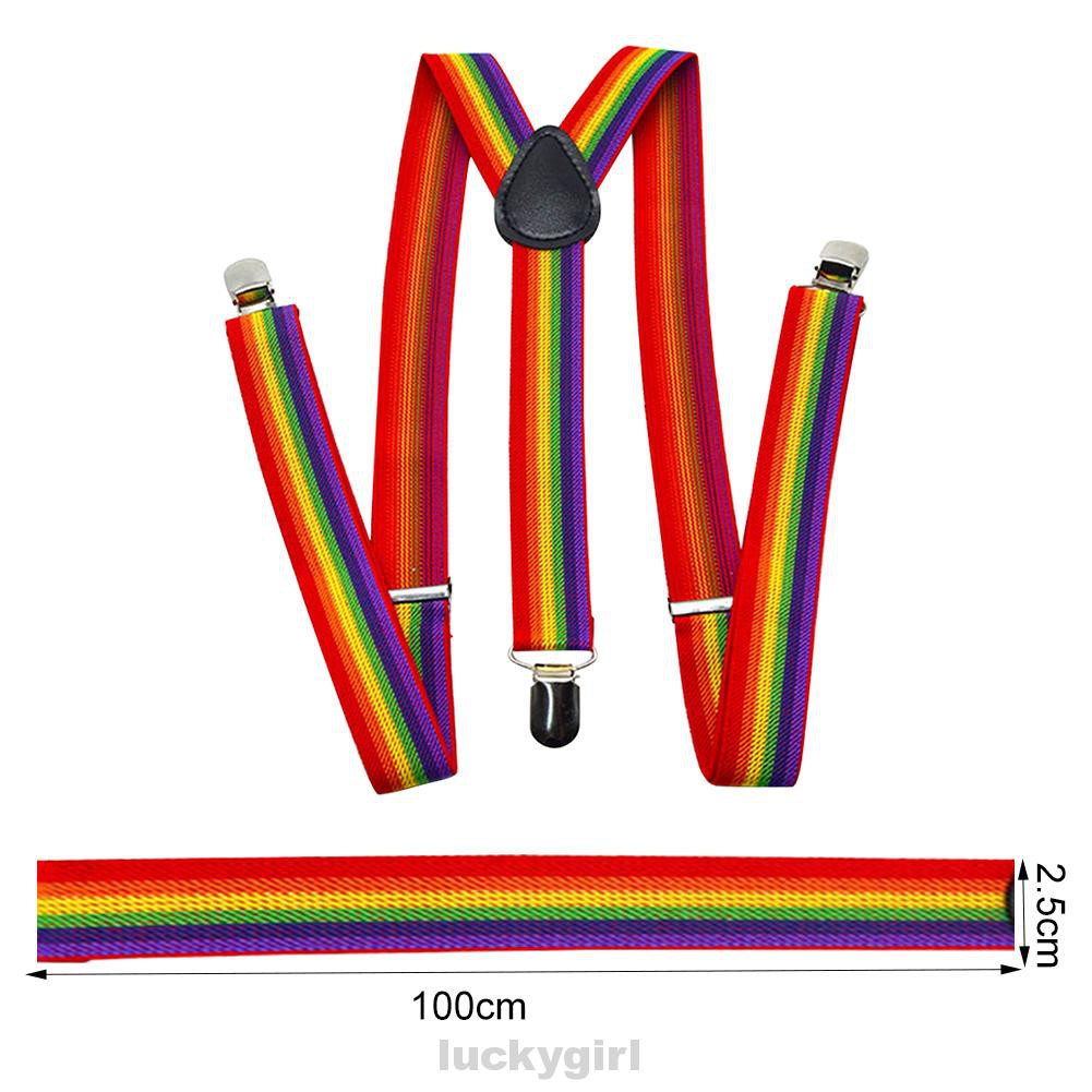 Dây đai tam giác có thể điều chỉnh màu cầu vồng có thể dùng được cho cả nam và nữ