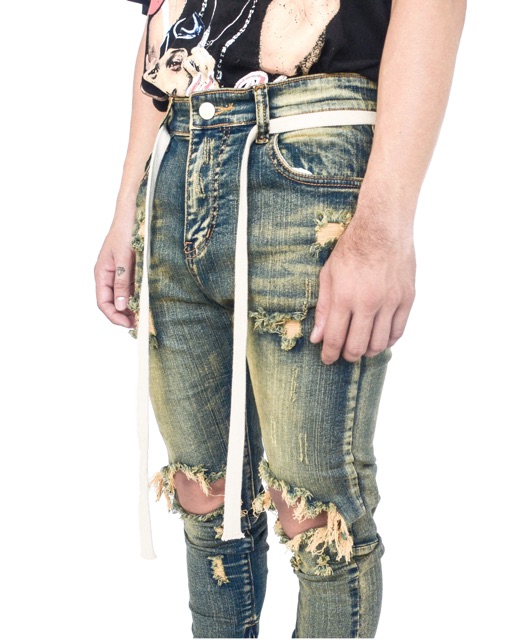 Quần Jeans chính hãng STWR STJ7 ZIPPER SKINNY JEANS