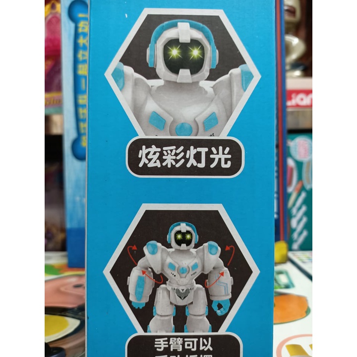Đồ chơi robot 638 chạy bằng pin có đèn và âm thanh