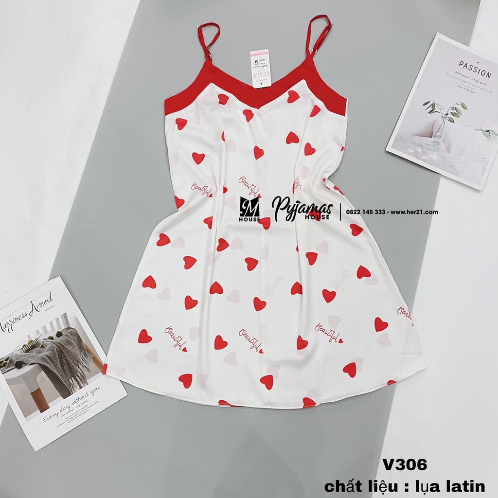 Bộ Đồ Ngủ - Đồ Mặc Nhà Váy hai dây Latin - Luala Pyjamas