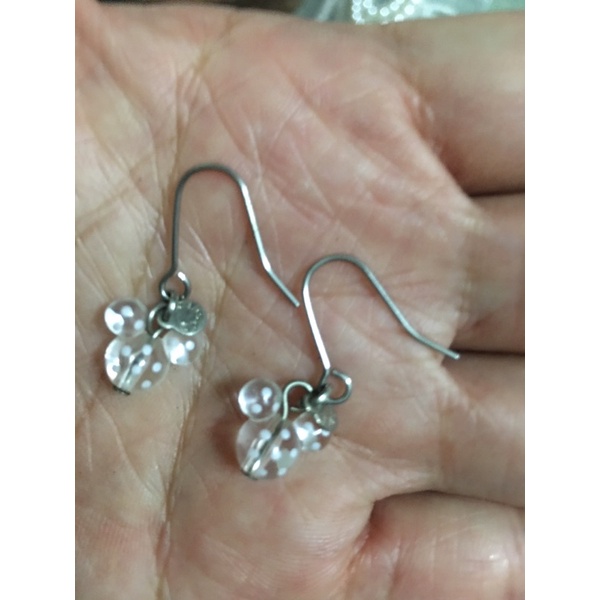 Hoa tai móc thời trang nhựa giả đá si tuyển Nhật