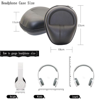 AUGUSTINE Black Headphone Case Headset Box Storage Bag Hard Box Hard Shell Case Carrying Case Earphone Hard Case Earphone Case Full Protection Shockproof Headphone Pouch/Multicolor