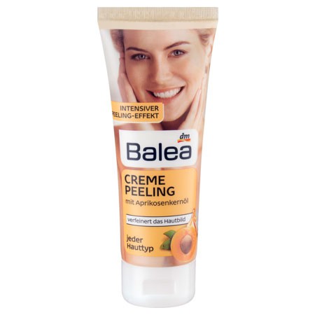 Tẩy da chết Balea creme peeling cho mặt, hàng xách tay Đức