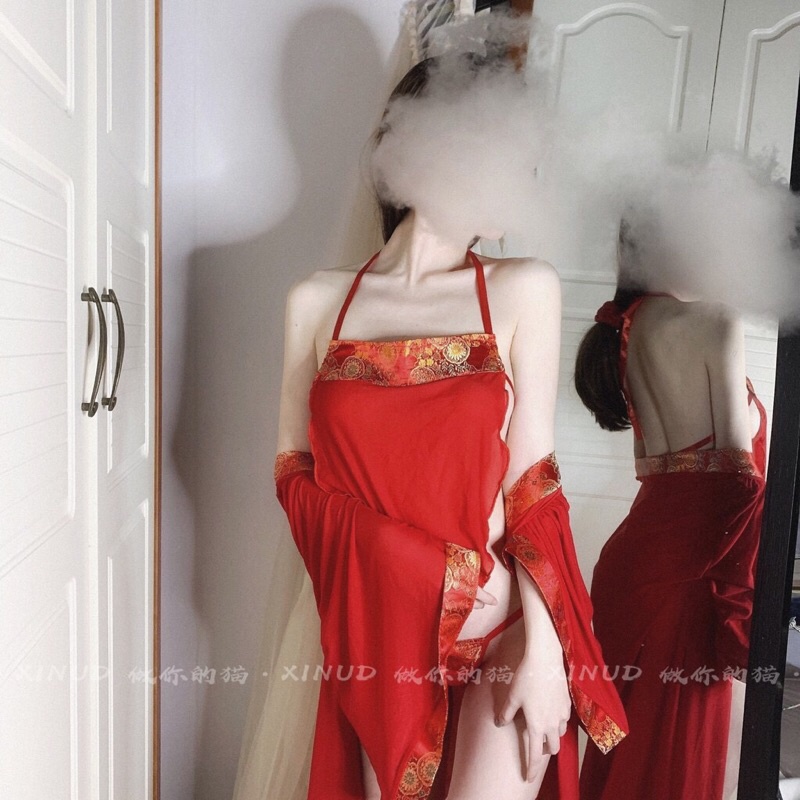 Set áo yếm+choàng cosplay cổ trang Trung Quốc CP24 CICI BONITA HCM
