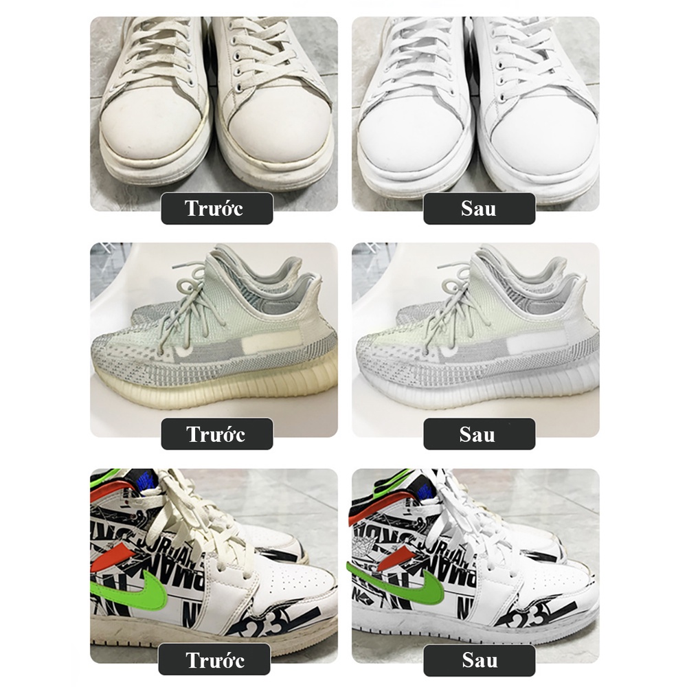 [Hàng Xịn 260Ml] Chai Bình Xịt T6 Tẩy Trắng Giày Sneaker - Bọt Tuyết Siêu Sạch