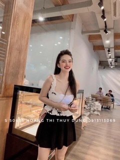 ÁO NHÚNG PHỐI NƠ ĐÁNG YÊU (KÈM ẢNH CHỤP)