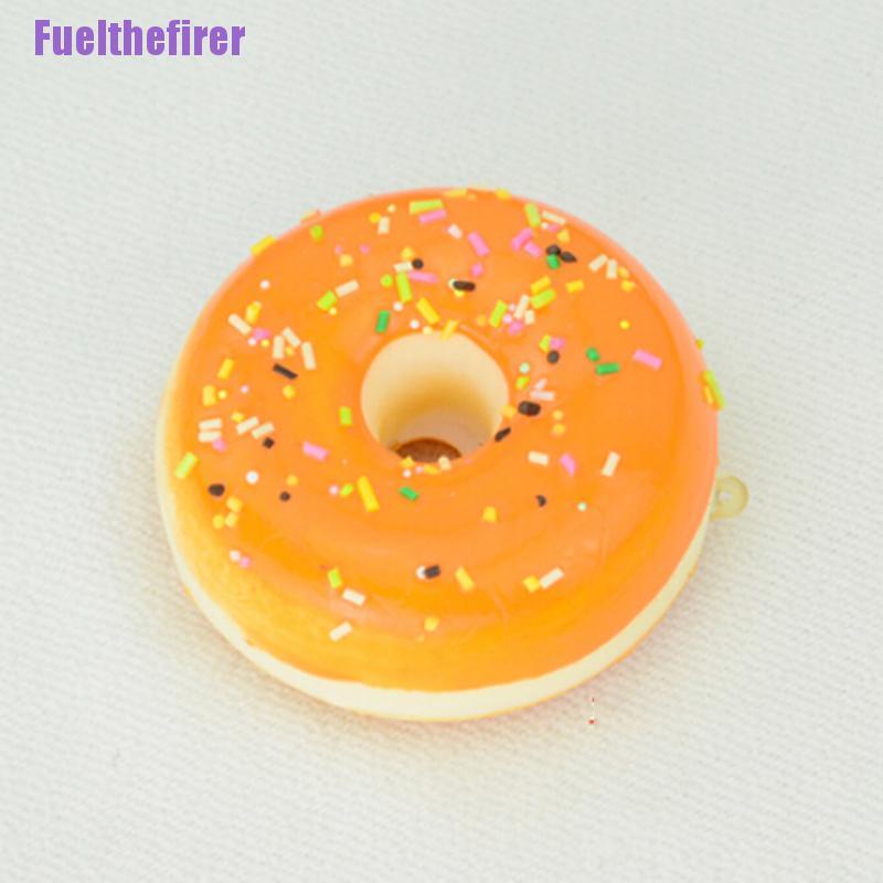 CHARMS Đồ Chơi Bóp Squishy Hình Bánh Donut Dễ Thương Nhiều Màu