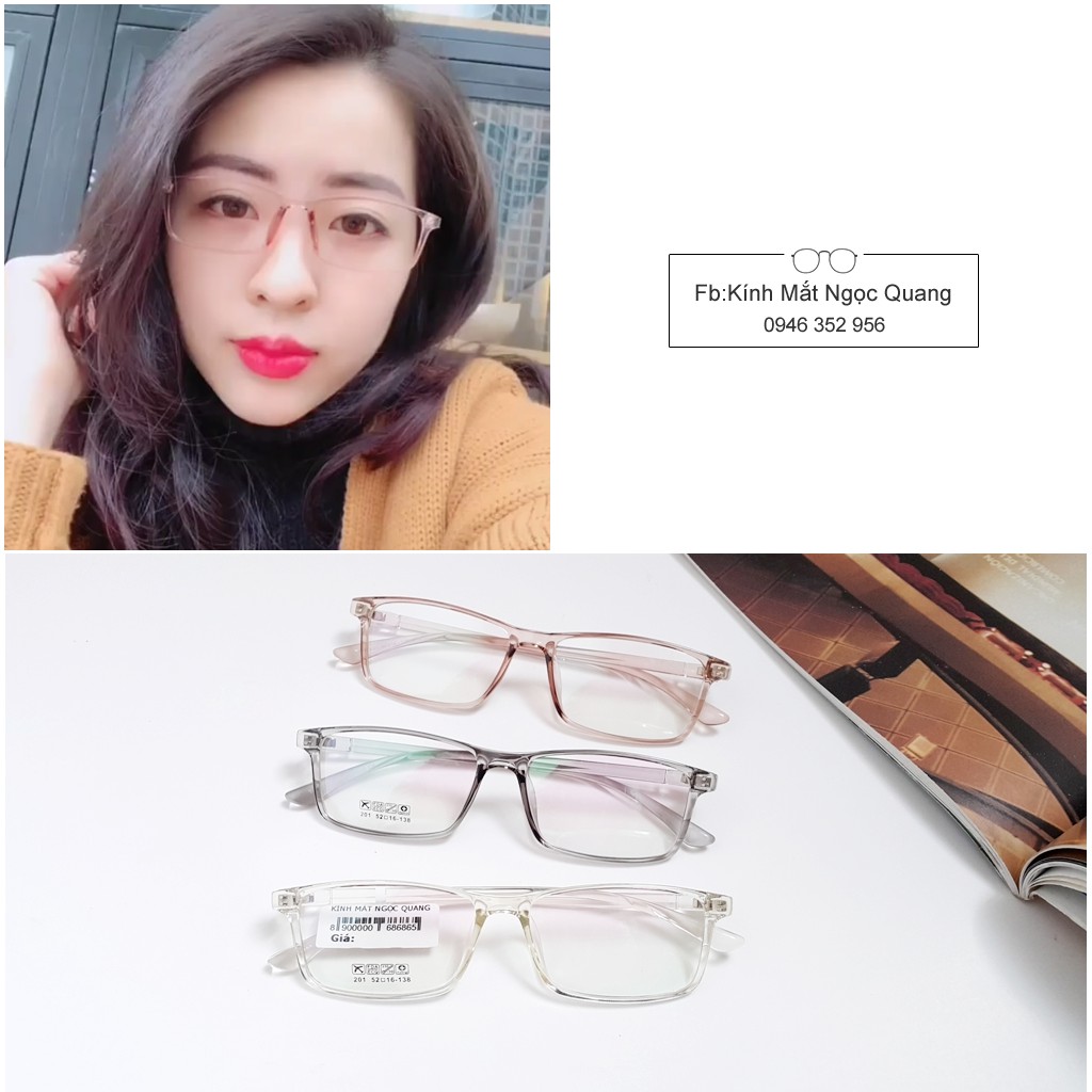 Kính Cận Gọng Dẻo 201 (Tặng Kèm Hộp)