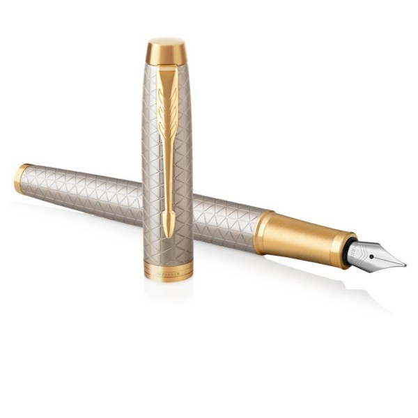 [Chính Hãng] Bút Máy Ký Cao Cấp Parker IM PRM Warm Grey GT TB4-1975628 Ngòi Bút 0.7mm (Hàng Nhập Khẩu)