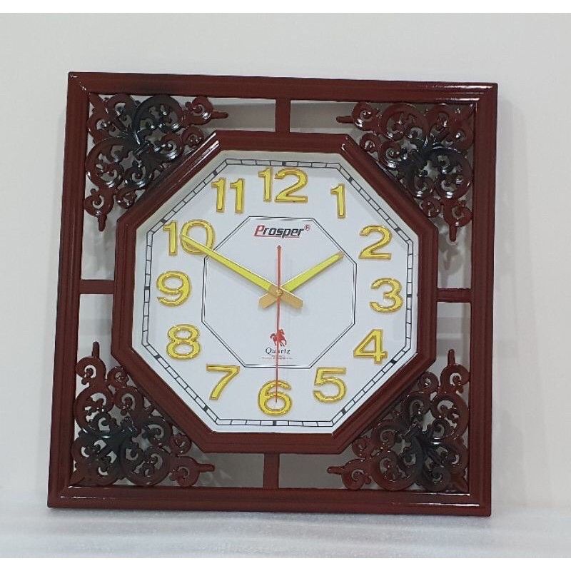 ĐỒNG HỒ TREO TƯỜNG VUÔNG kt 46×46×3cm