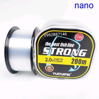 cước câu cá GW 200m tàng hình cao cấp ( sale xả hàng )