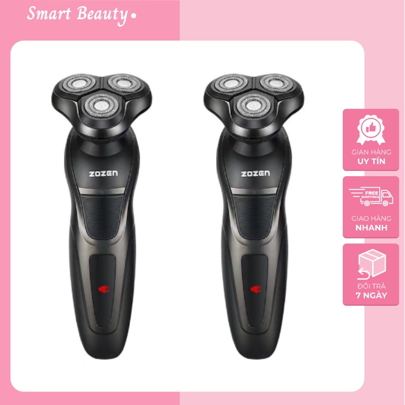 Máy cạo râu 4d Zozen ZN1158 ,máy cạo râu đa năng 4 in 1 chống nước tặng kèm đầu tỉa lông mũi BH 12 THÁNG