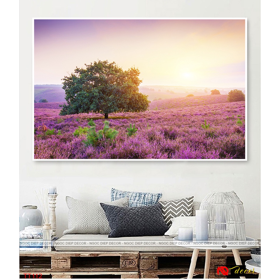 Tranh treo tường trang trí nghệ thuật phong cảnh thiên nhiên decor nhà cửa nơi làm việc đẹp cap cấp số hoá P45