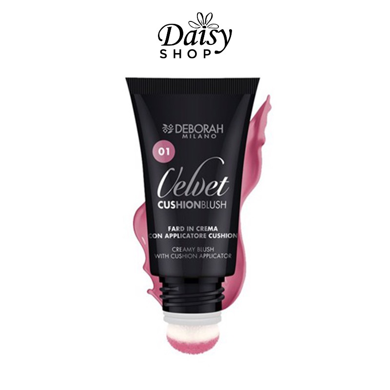 Má Hồng Cushion Deborah Velvet Màu 01 Pink 25ml