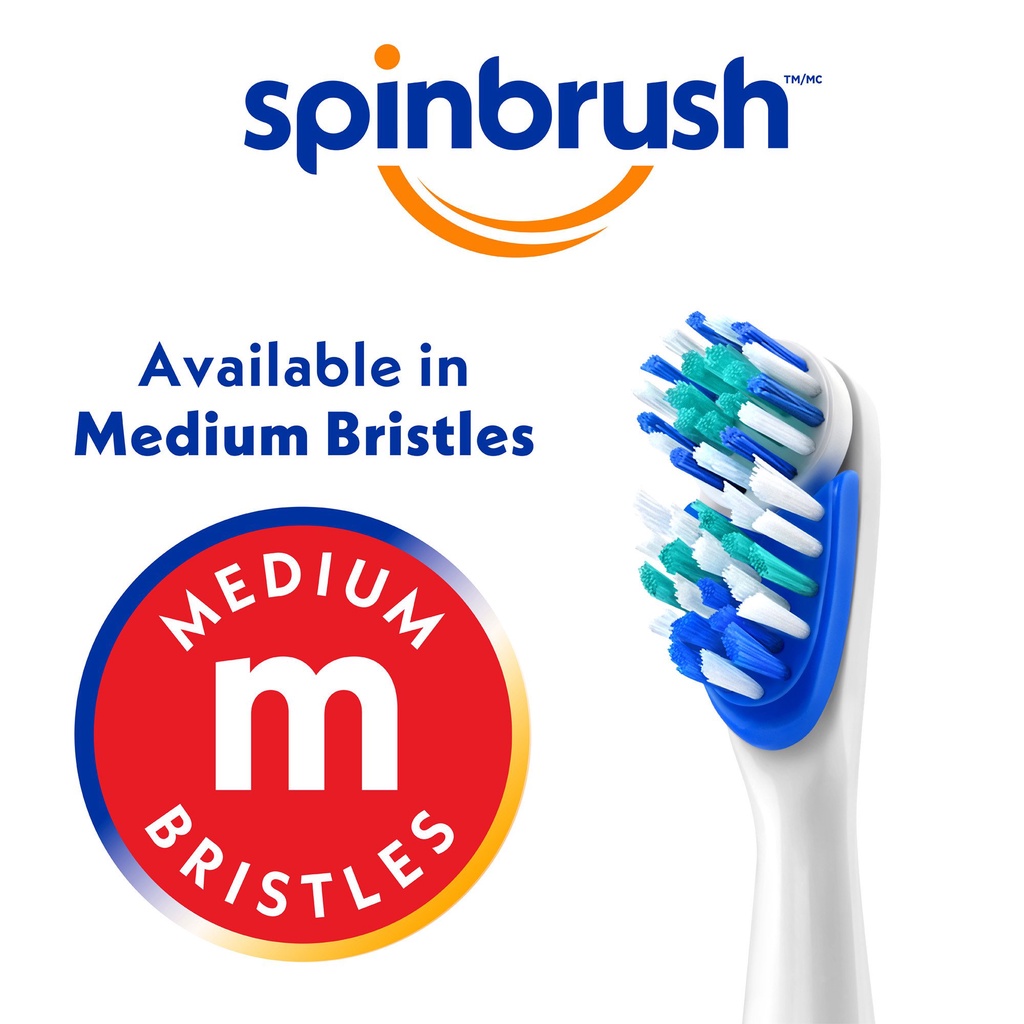 Bàn chải điện Spinbrush PRO CLEAN Battery Powered Toothbrush Medium Bristles
