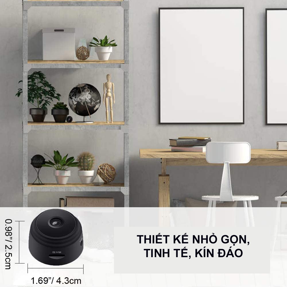 Camera Giám Sát Không Dây - Camera Wifi Chống Trộm 720P, App Miễn Phí, Hướng Dẫn Cài Đặt Tiếng Việt