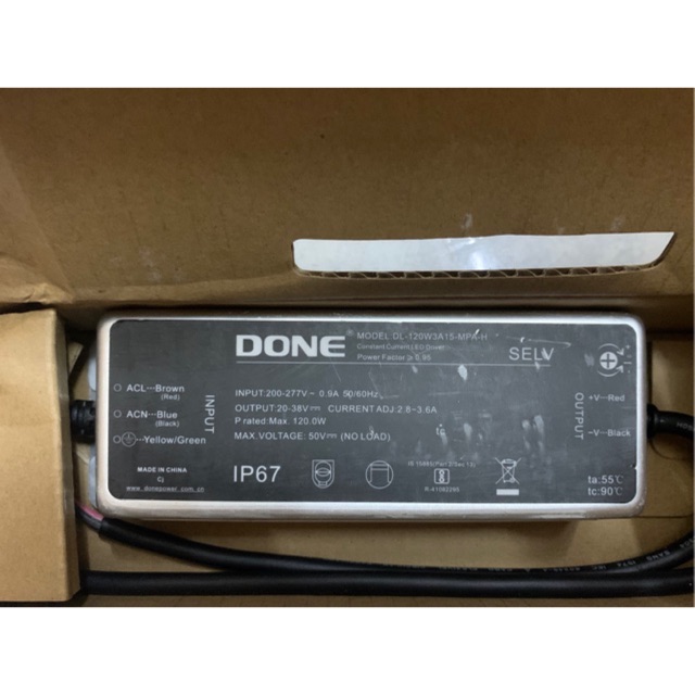 Nguồn ổn dòng Led Driver Done 120W