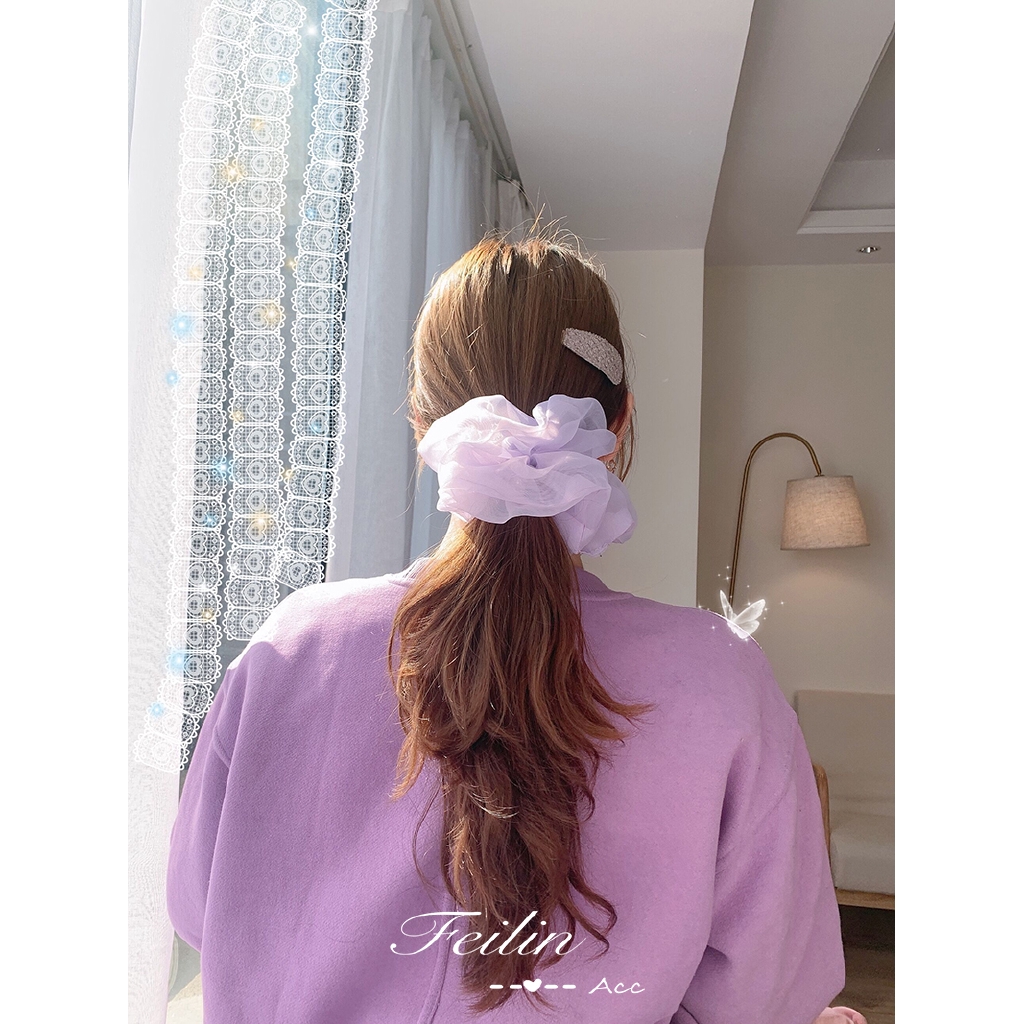 Dây Buộc Tóc Lớn Kiểu Dáng Xinh Xắn Dành Cho Nữ