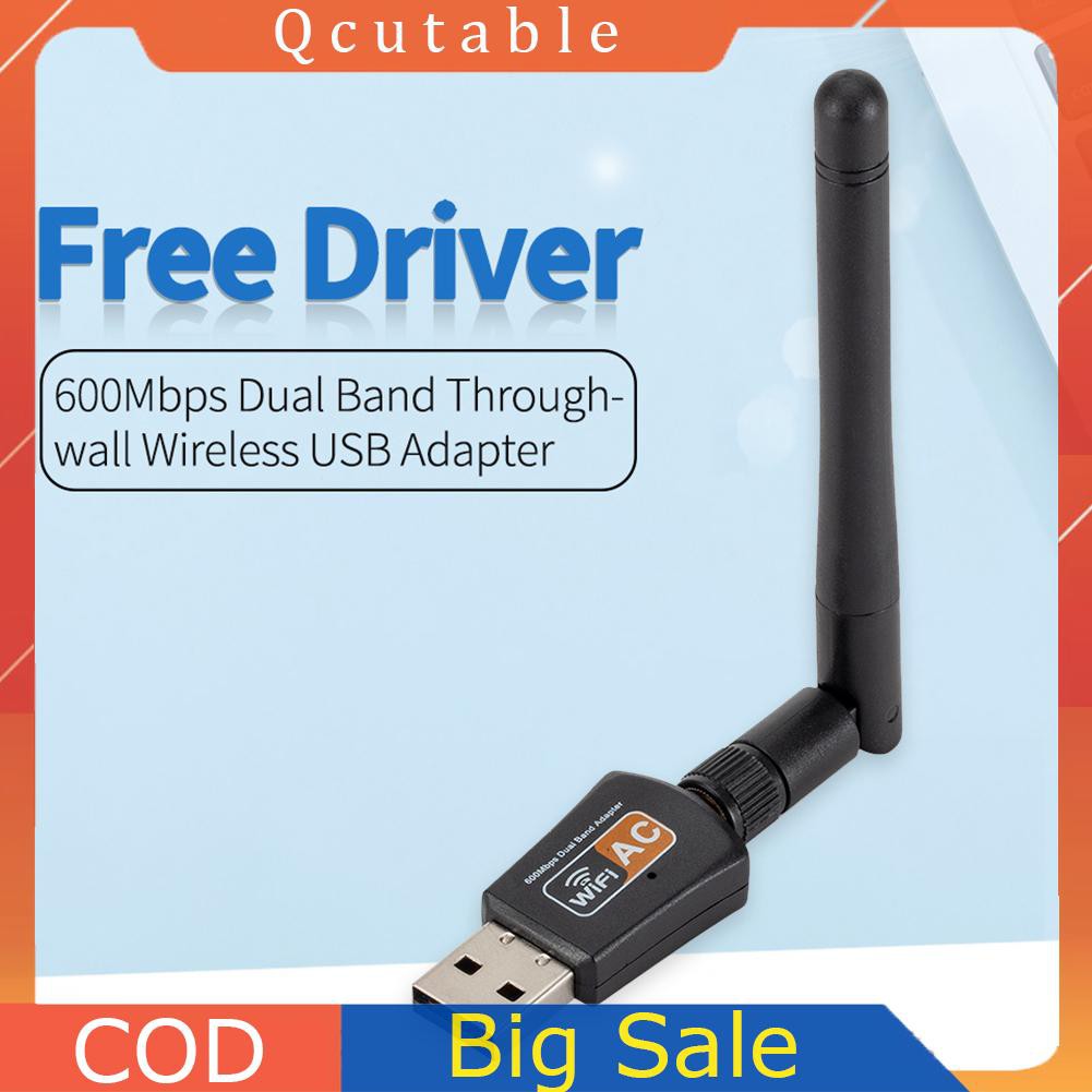 Usb Wifi 2.4 / 5ghz 600mbps 11ac