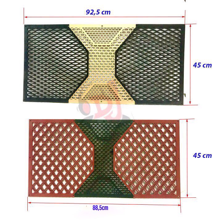 Lưới thùng loa tủ kéo, lưới nhựa 01 bộ, lưới loa kẹo kéo nhựa, thùng loa đôi bass 40, 30 đôi, luoiloa tp hcm