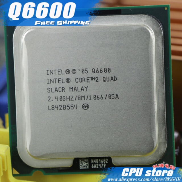 CPU Q6600 -Hỗ trợ Main G945/G31/G33/G35/G41