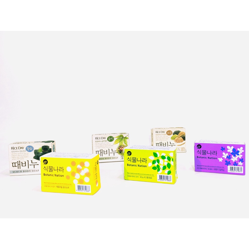 xà phòng tắm thảo dược thiên nhiên chiết xuất hoa cúc Hàn Quốc, xà phòng cục soap trắng da ngừa mụn | BigBuy360 - bigbuy360.vn