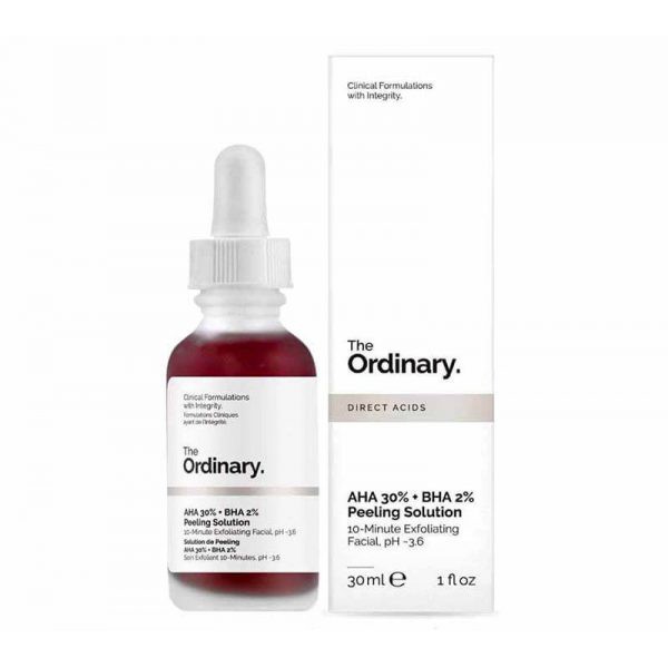 Serum tẩy tế bào chết, cải thiện mụn, vết thâm tái tạo da The Ordinary AHA 30% BHA 2% Peeling Solution - 30ml