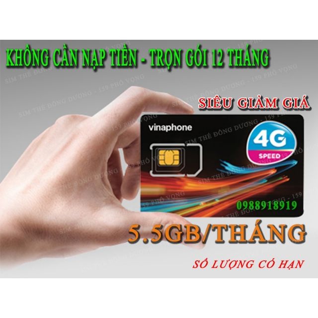 Sim Vina vào  mạng