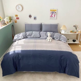 [4 màu]Chăn Ga Gối Cotton Living 💝 FREESHIP 💝 Bộ Chăn Ga Cotton 100% nhập khẩu 4 món