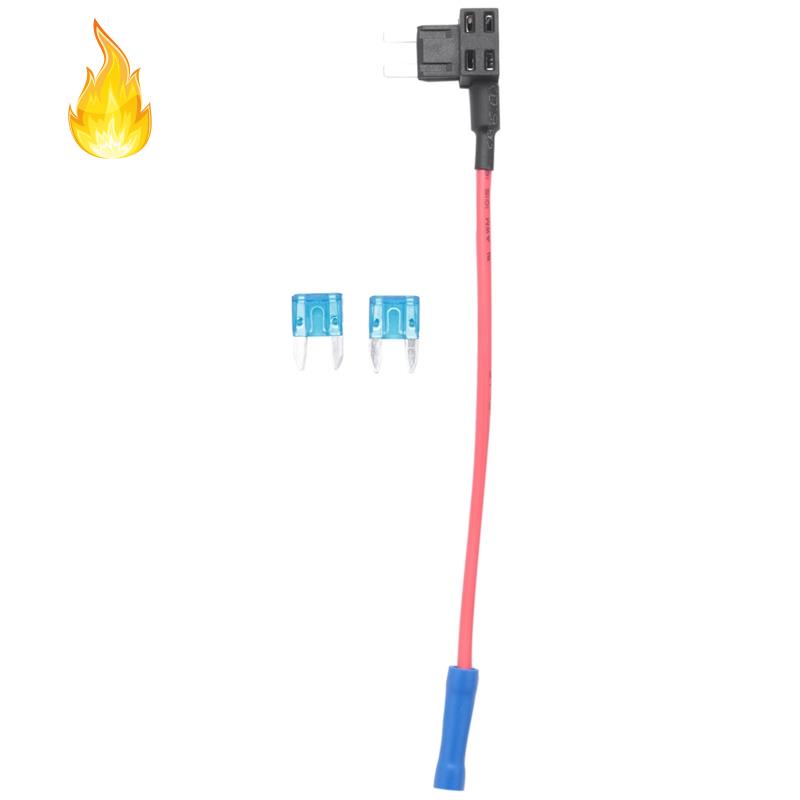 Bộ 10 Cầu Chì 12V Kèm Giá Đỡ Cầu Chì Cho Ô Tô