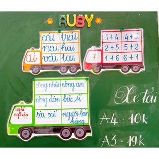 XE TẢI THÔNG MINH - Đồ dùng dạy học Ruby