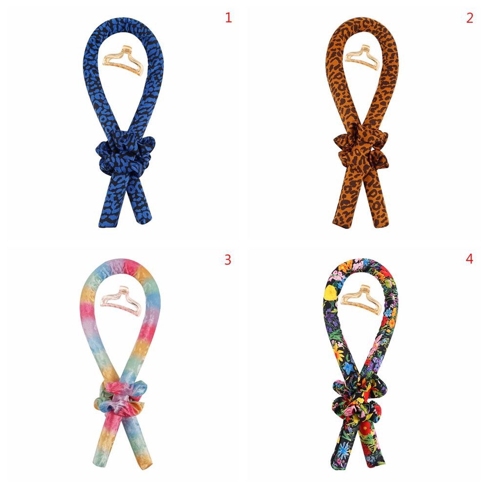 Thanh Uốn Tóc Bằng Lụa Không Dùng Nhiệt Nhiều Màu Thời Trang Tiện Dụng Cho Nữ