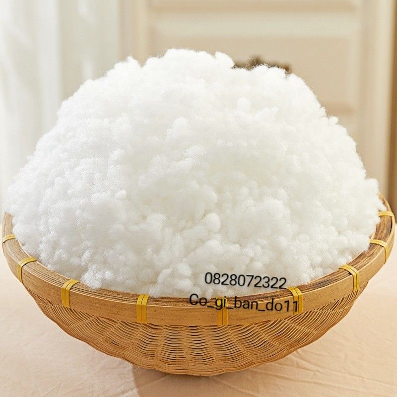 Bông Gòn Tơi & Gòn Bi Công Nghiệp Nhồi Gối, Thú Bông,...
