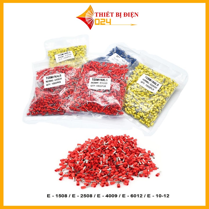 Đầu cos kim rỗng, cos kim rỗng, đầu cos kim, kim thông gói 1000 chiếc
