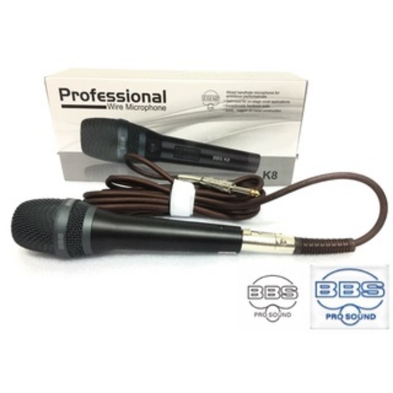 Micro BBS K8 xịn bắt mic hát nhẹ chống hú rít