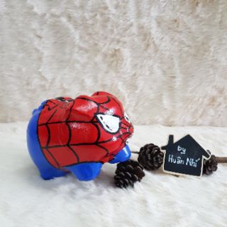 Heo đất handmade - người nhện