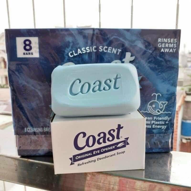 Nguyên Lốc 8 Cục Xà Bông Coast, xà phòng Coast Cục 113g Hàng Mỹ