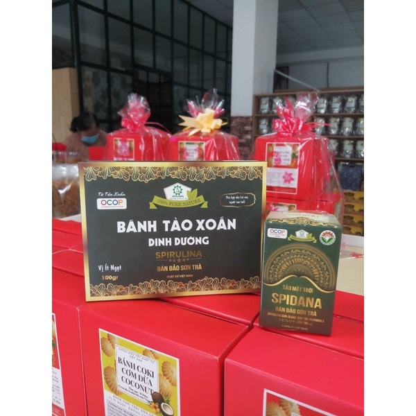 Bánh quy Tảo xoắn ngũ cốc dinh dưỡng