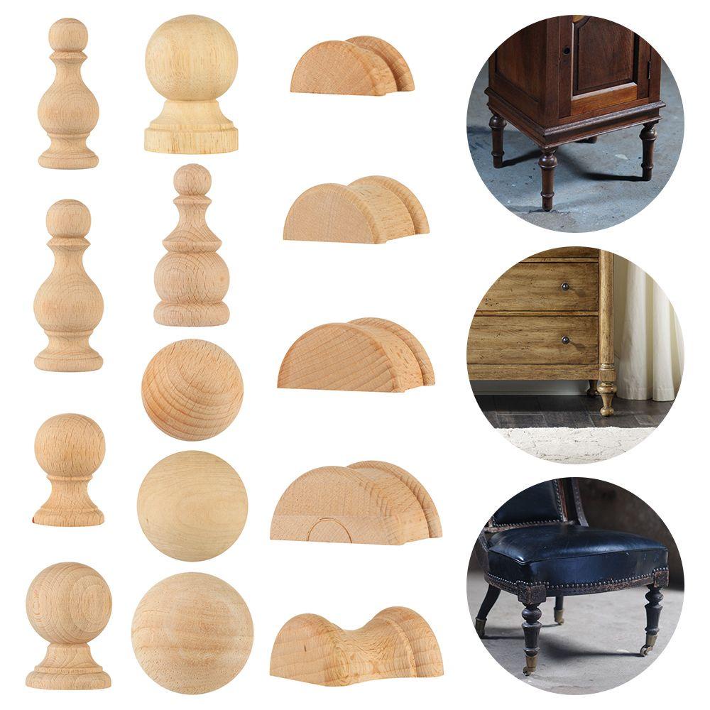 Chân Ghế Gỗ Chạm Khắc Thủ Công Phong Cách Vintage