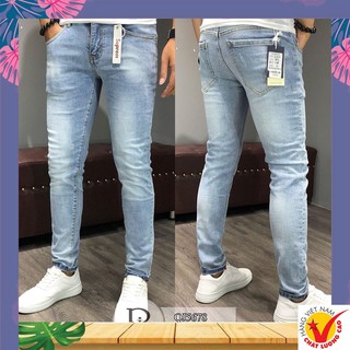 Quần Bò Nam Đẹp Đẳng Cấp Không Ra Màu Co Giãn,quần  bò nam chất ở bắc giang,quần jean nam đẹp,quần jean nam rách gối