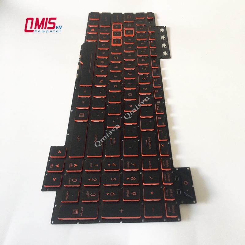 Bàn phím laptop Asus Tuf Gamming FX504 FX504GD FX504GE FX504GM FX80 FX80GM fx86F FX86 FX86S FX86F, CÁP LED NHỎ 2-4 CHÂN