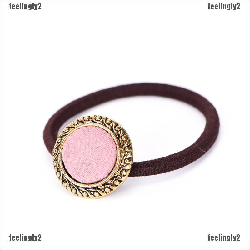 ❤Mặt Trời❤ Dây Cột Tóc Phong Cách vintage Đáng Yêu