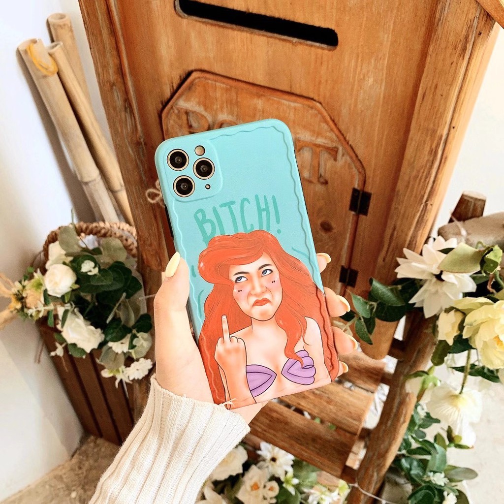 Ốp điện thoại in hình công chúa Disney cho Iphone 7 8plus X Xr Xsmax 11 Pro Promax | BigBuy360 - bigbuy360.vn