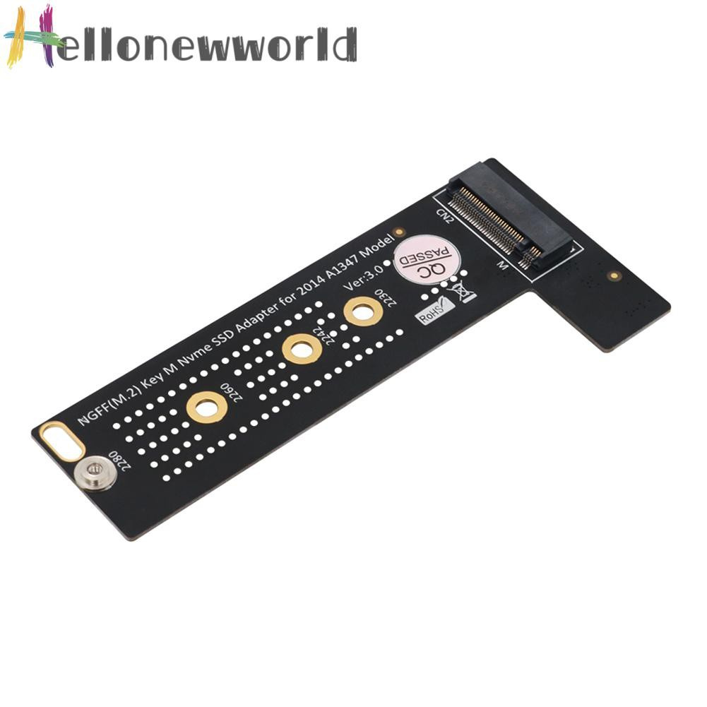 Hellonewworld M.2 NGFF NVME M-Key SSD Adapter for 2014 Macbook Mini A1347 Model Converter