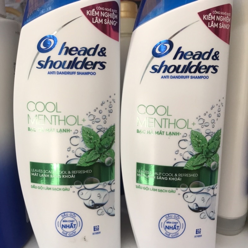 Dầu Gội Head &amp; Shoulder Bạc Hà (350ml)