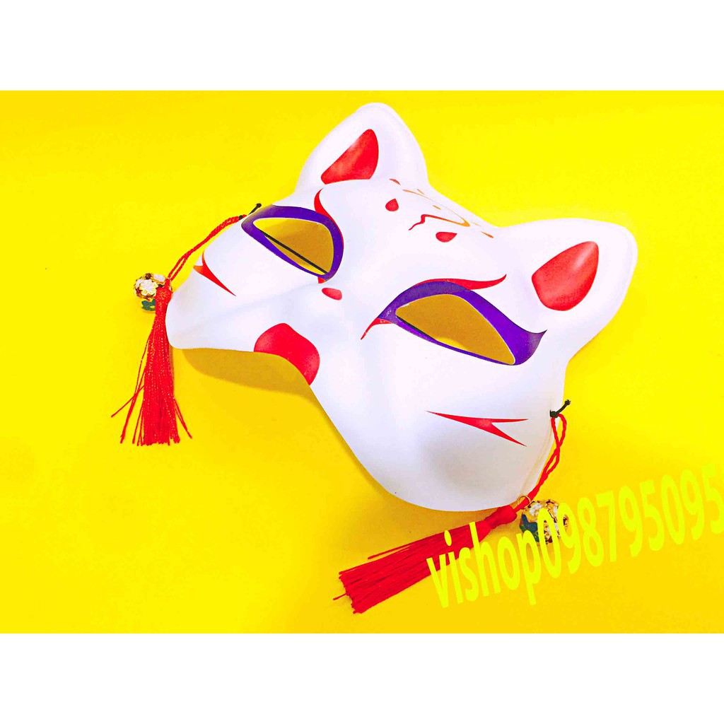 Mặt nạ cáo vẽ cosplay - cáo hồ ly anime mã IDM66 Kchính hãng 100%